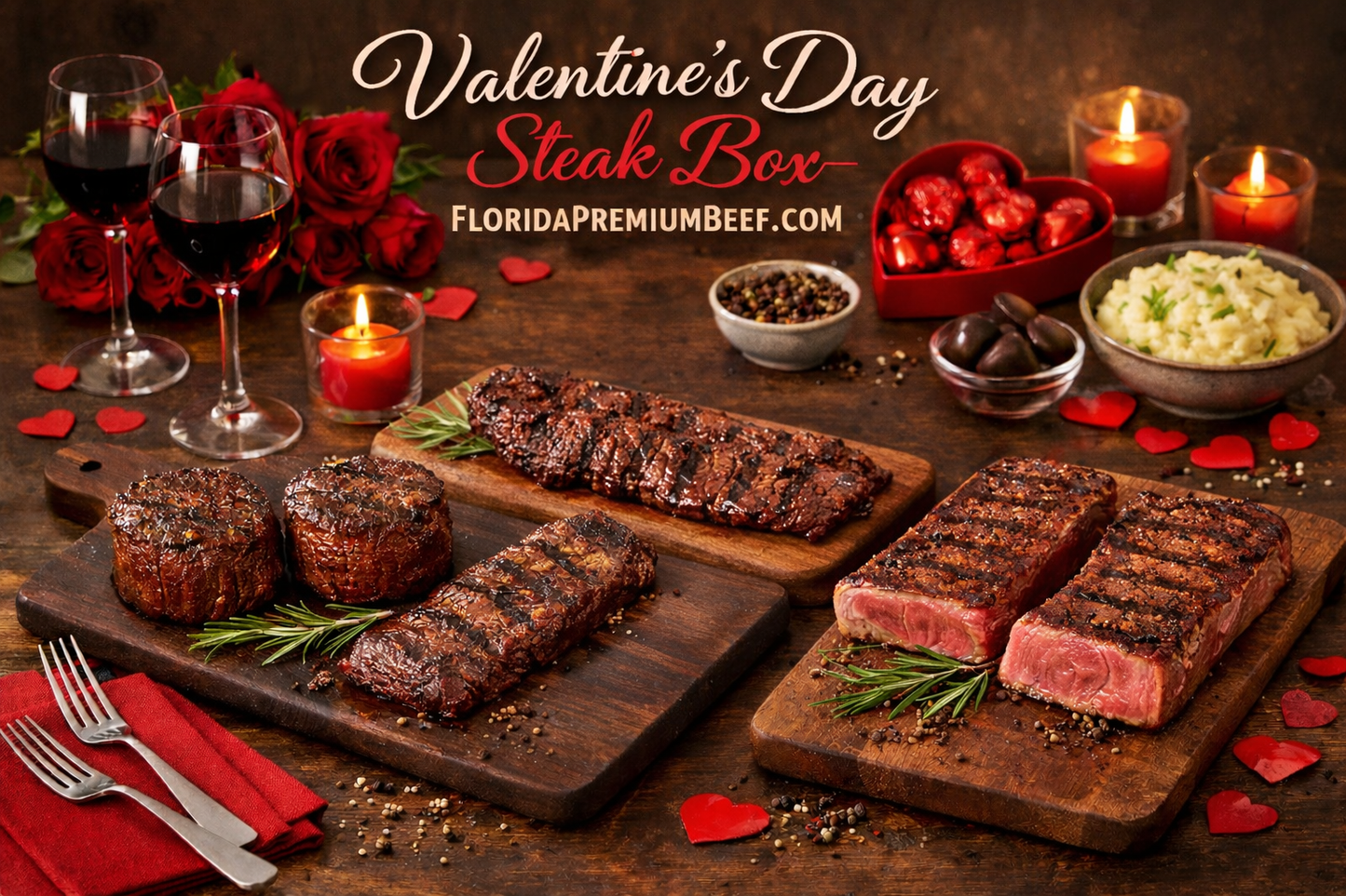 Grassfed Beef Valentine's Steak Box