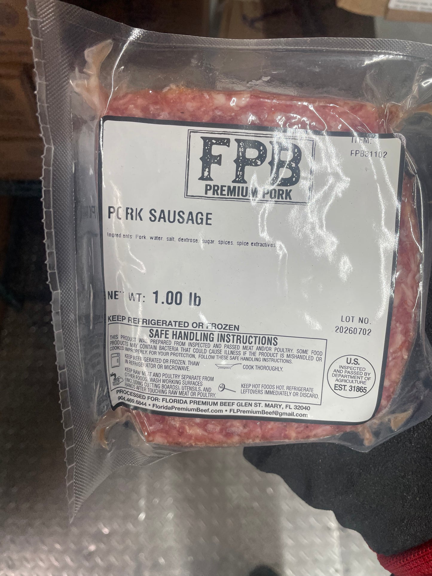 Pastured Pork Mild Breakfast Sausage