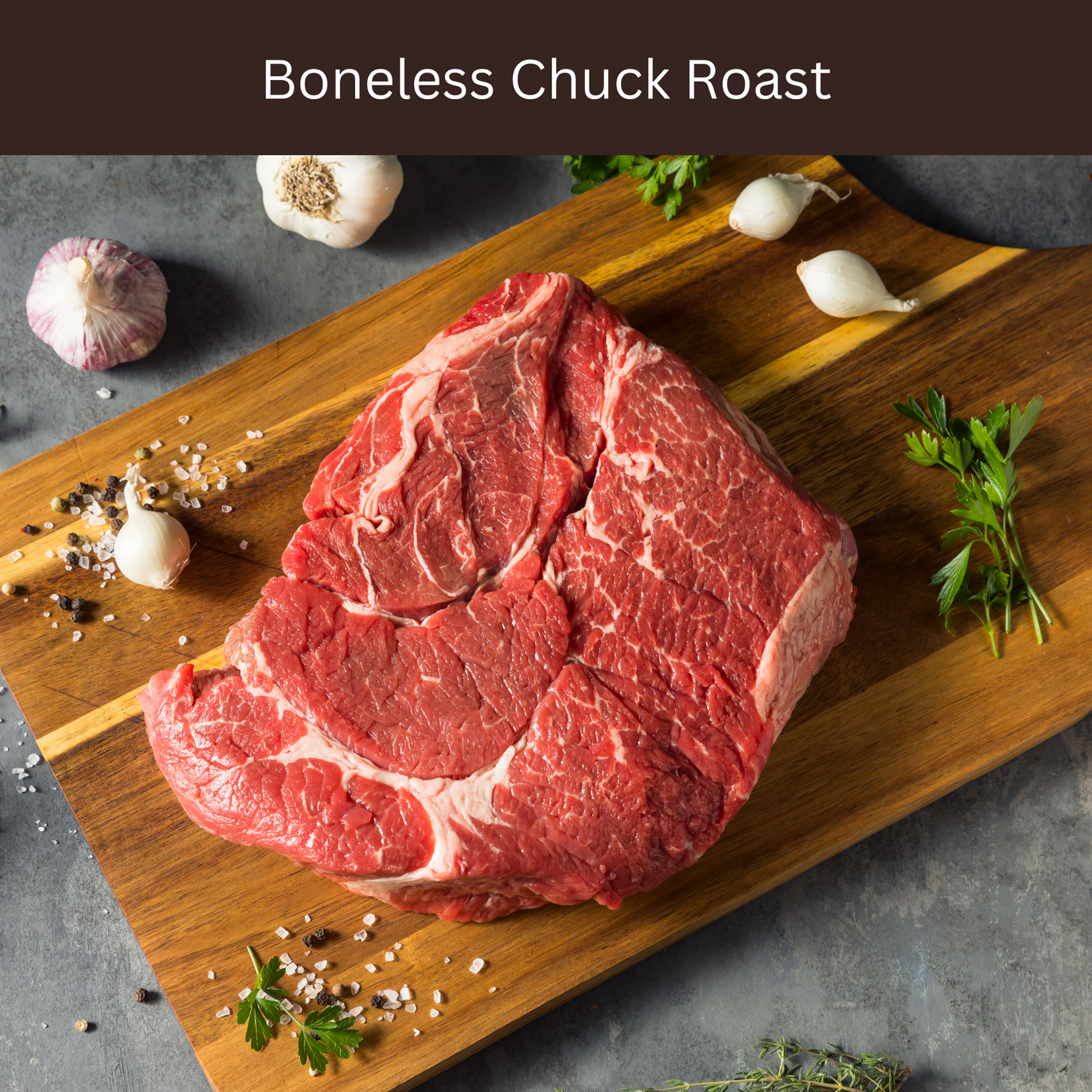 Grassfed Beef Chuck Roast (Boneless)