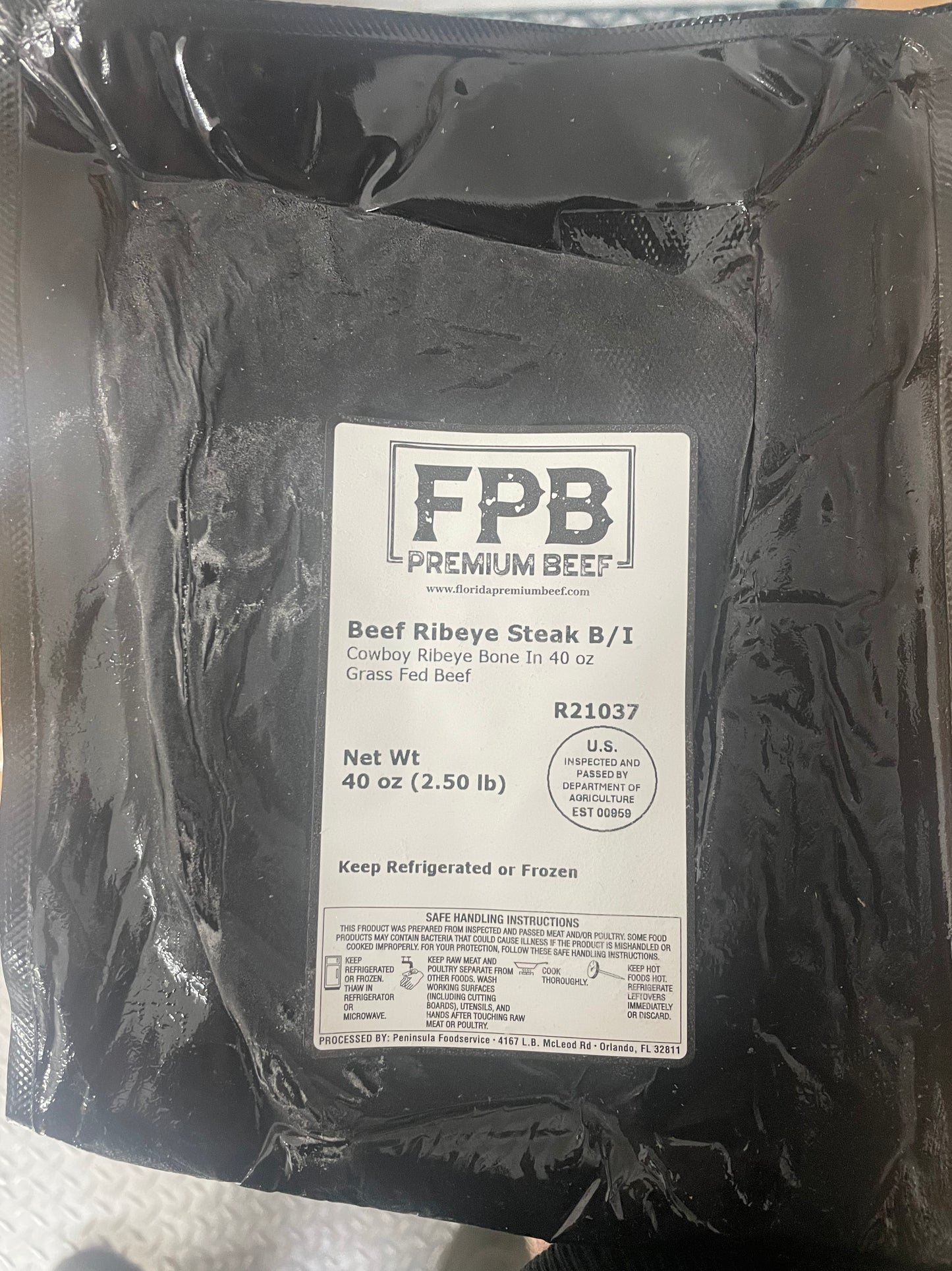 Grassfed Beef Cowboy Ribeye (Bone In)