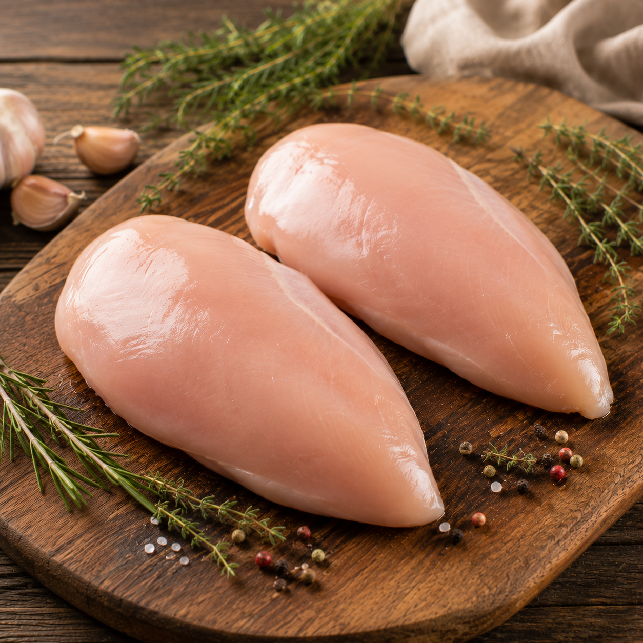 Pastured NON GMO Boneless Skinless Chicken Breasts
