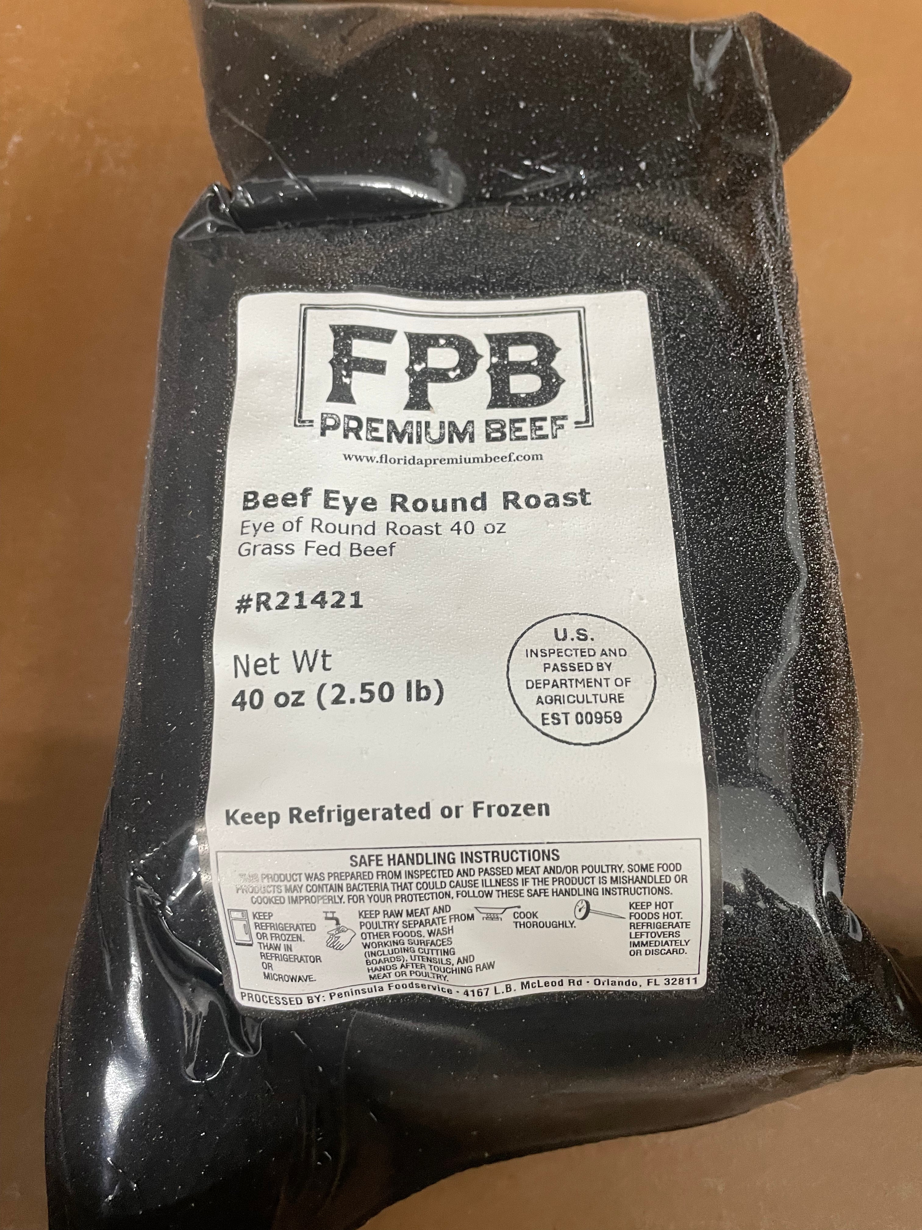 Grassfed Beef Eye of Round Roast