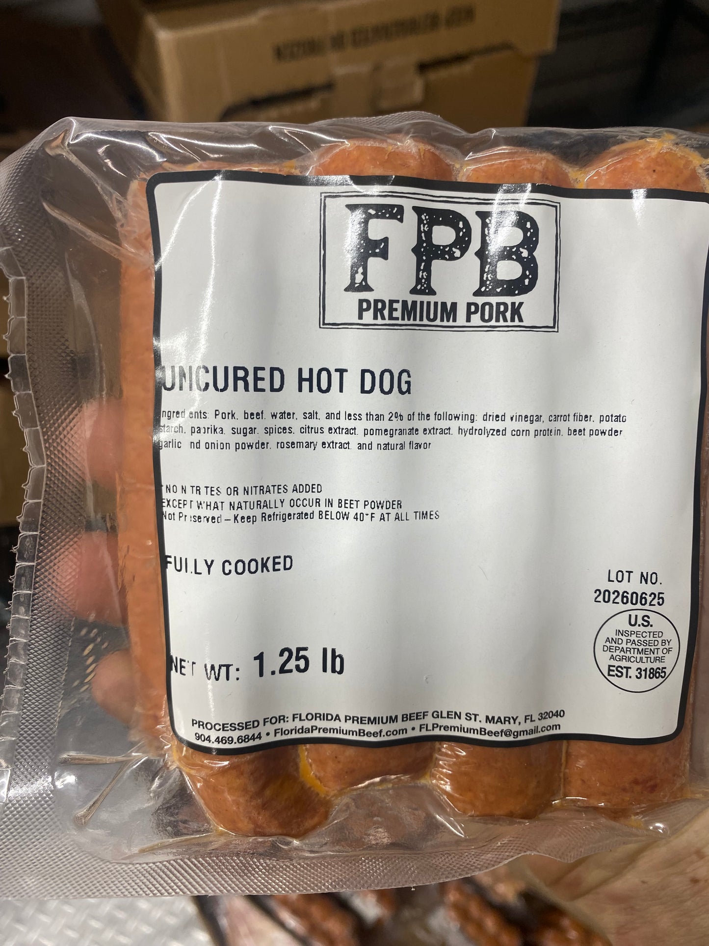 Pastured Pork Hot Dogs