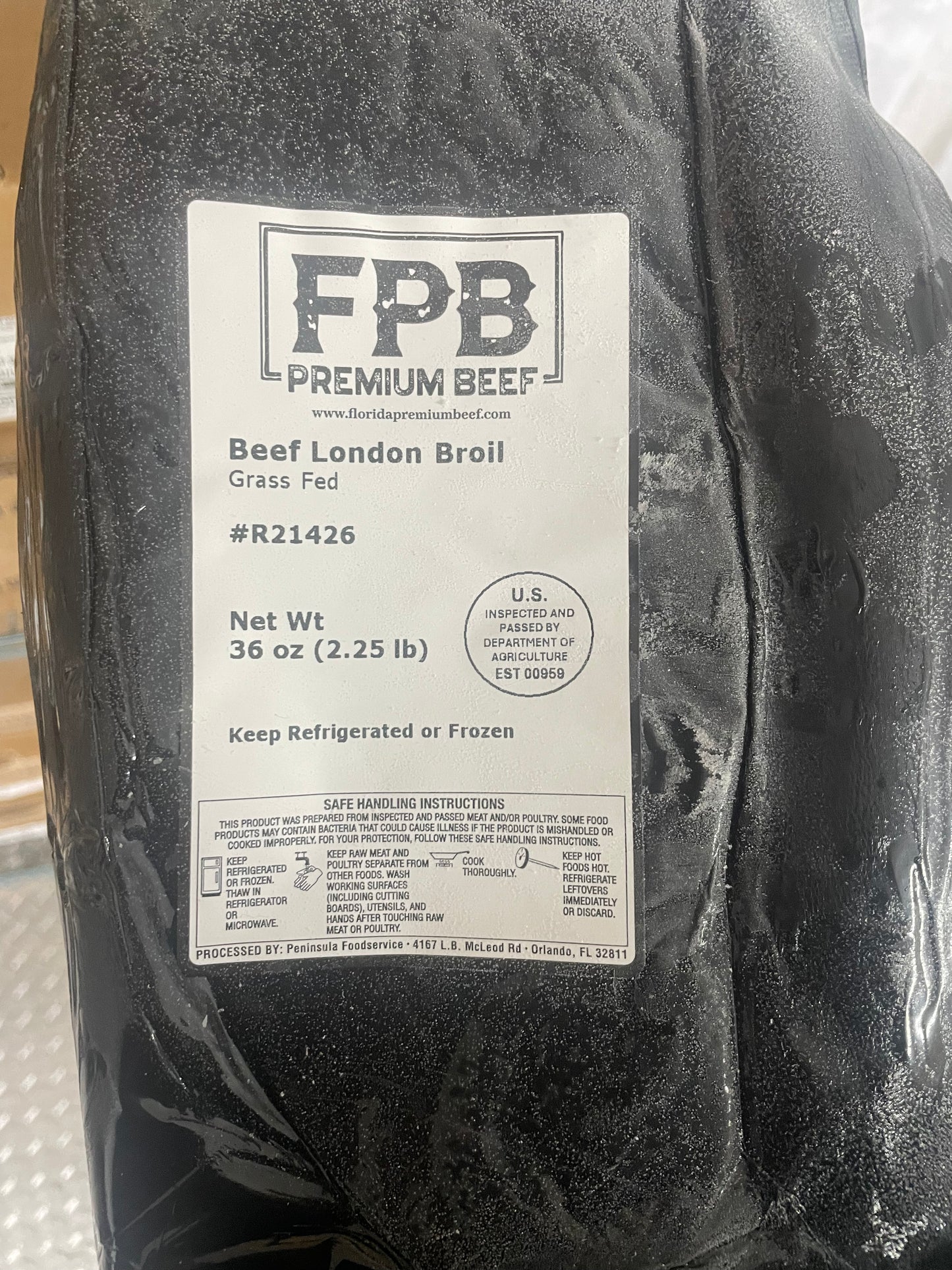 Grassfed Beef London Broil Top Round