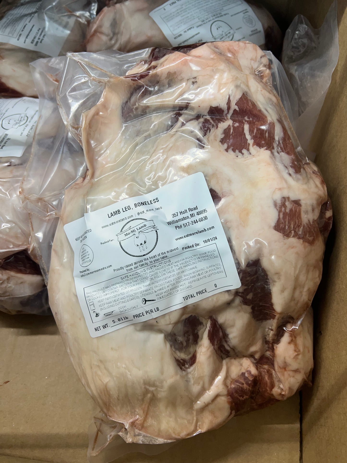 Grassfed Lamb Leg (Boneless)