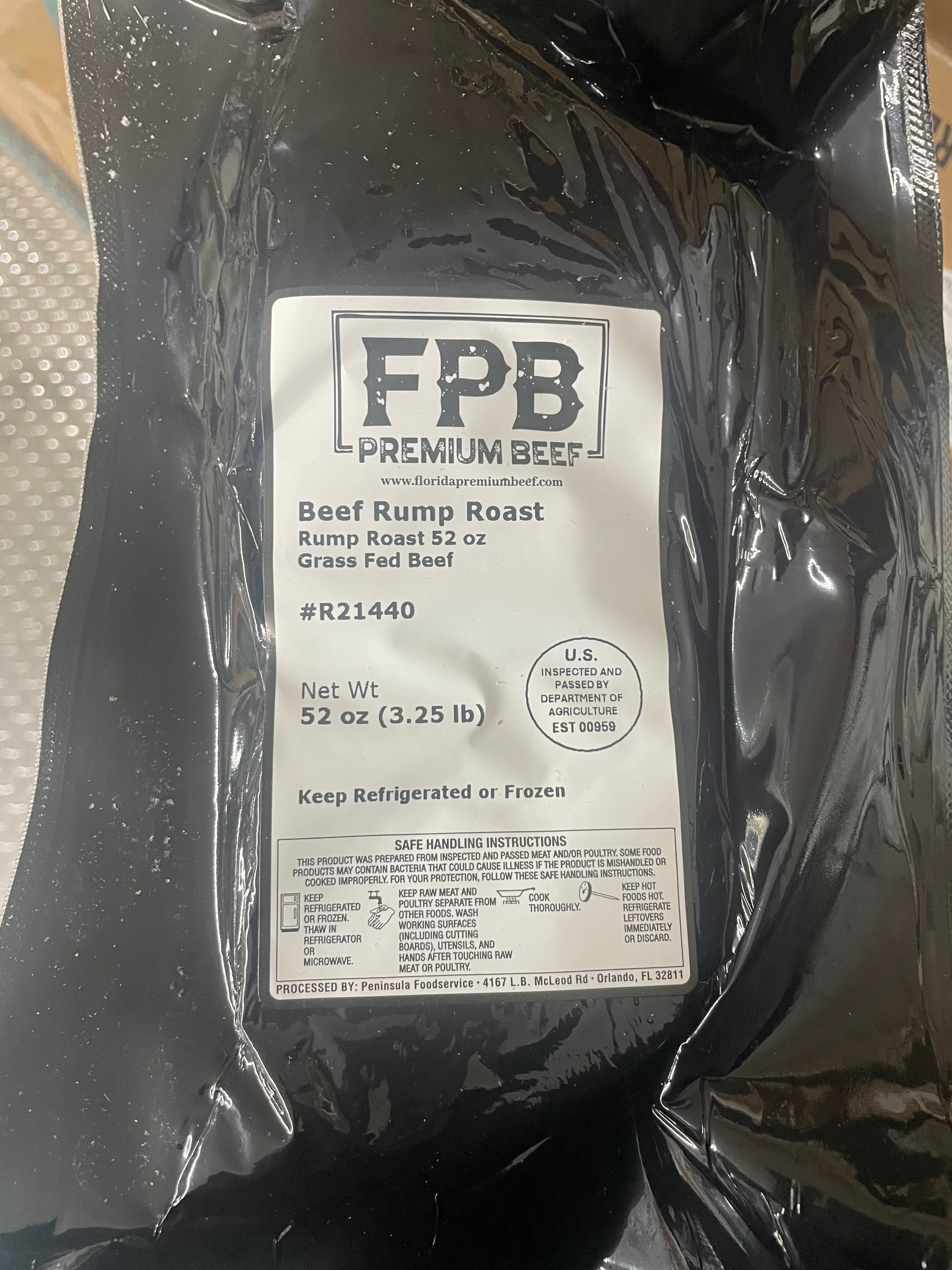 Grassfed Beef Rump Roast
