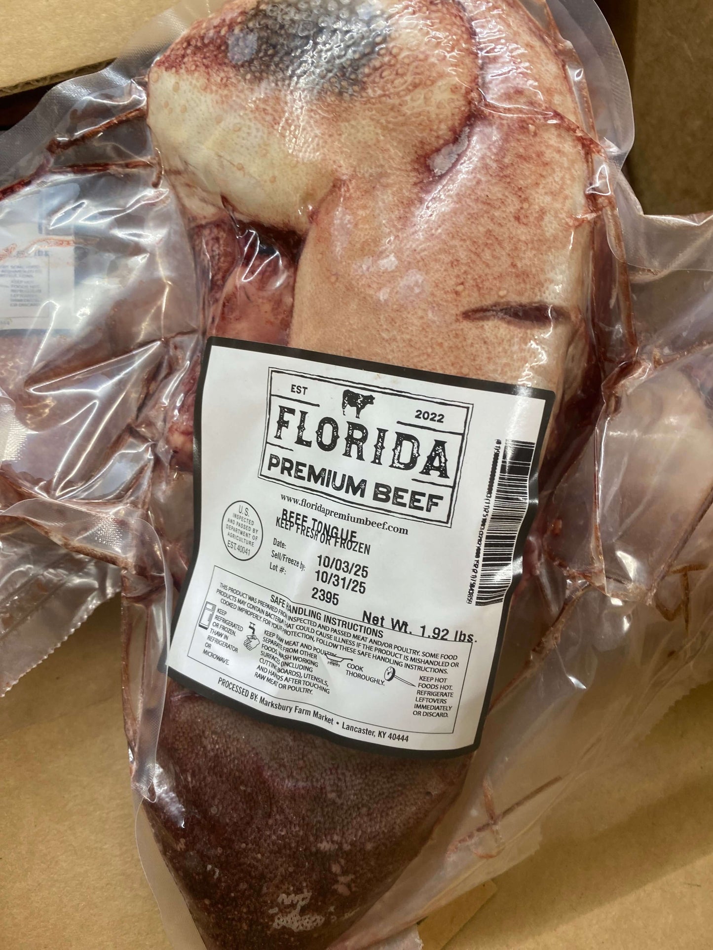 Grassfed Beef Tongue