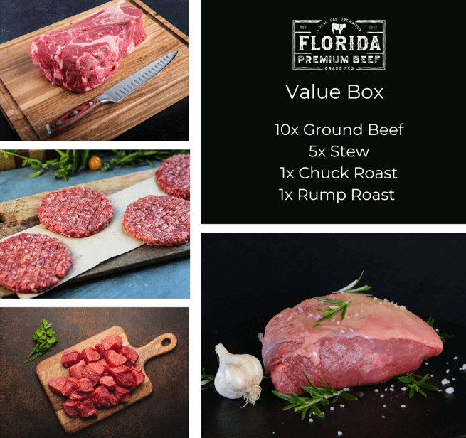 Grassfed Beef Value Box – Florida Premium Beef