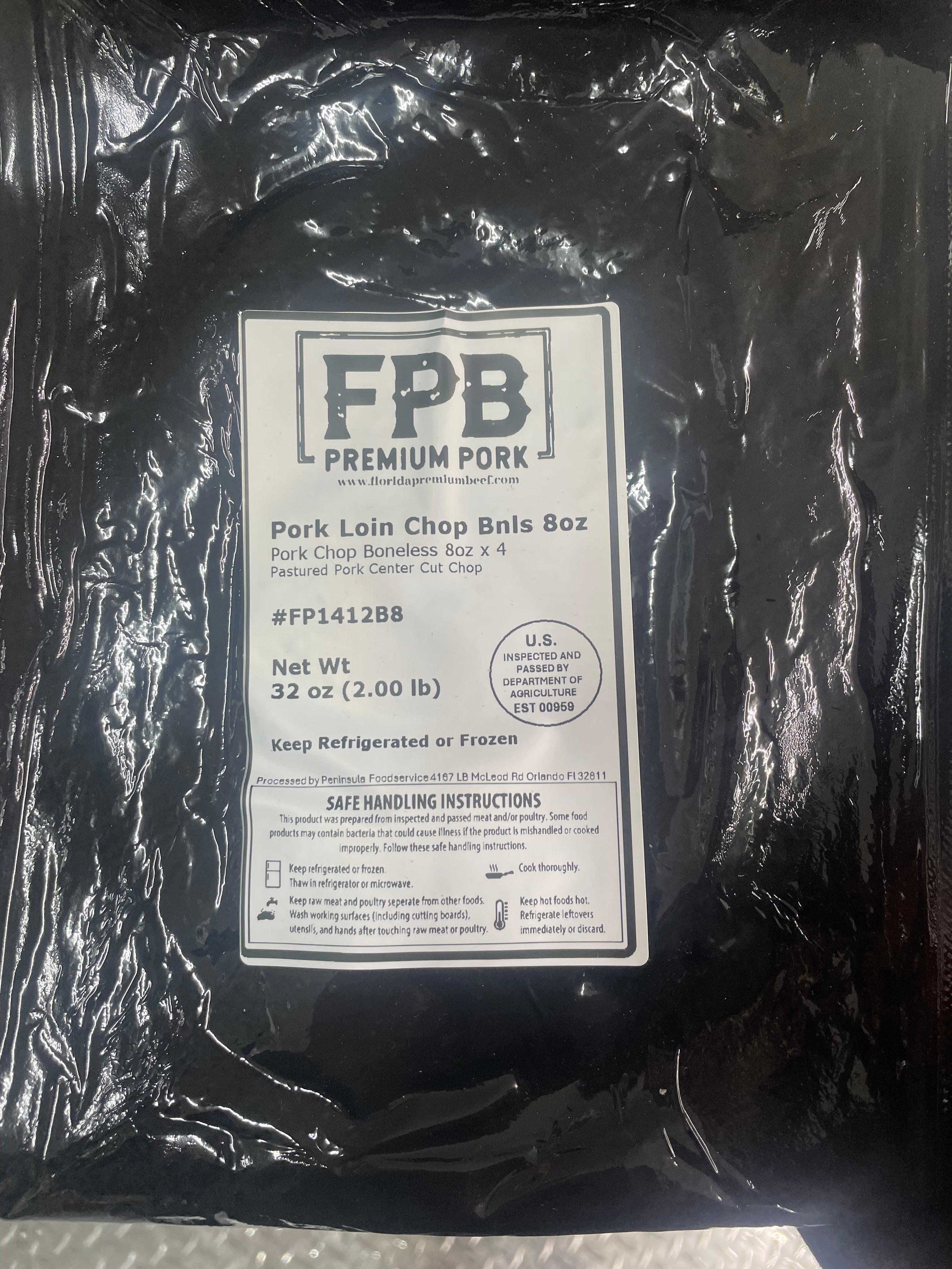 Pastured Pork Center Cut Boneless Chop