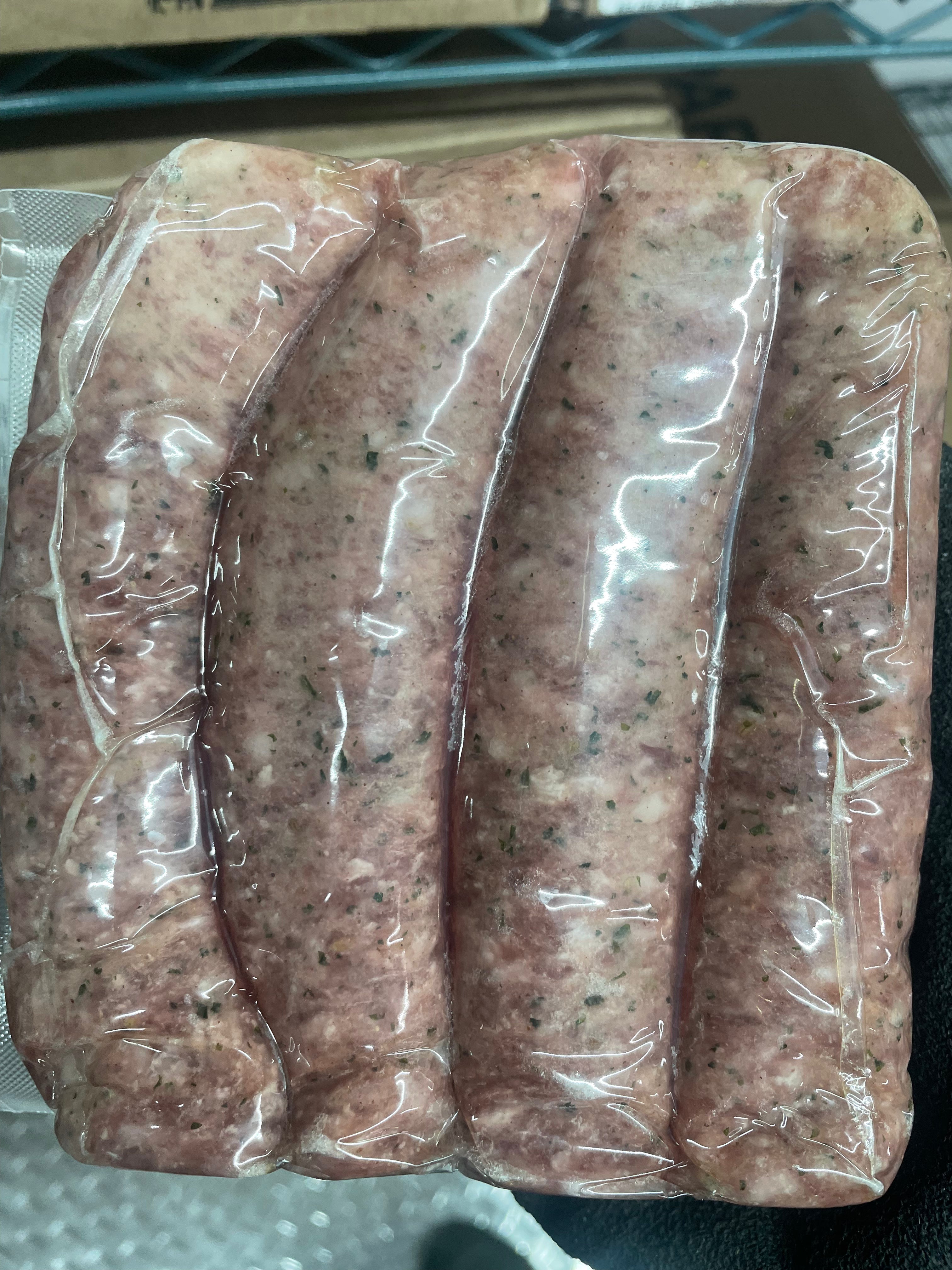 Pastured Pork Italian Sausage with Cheese