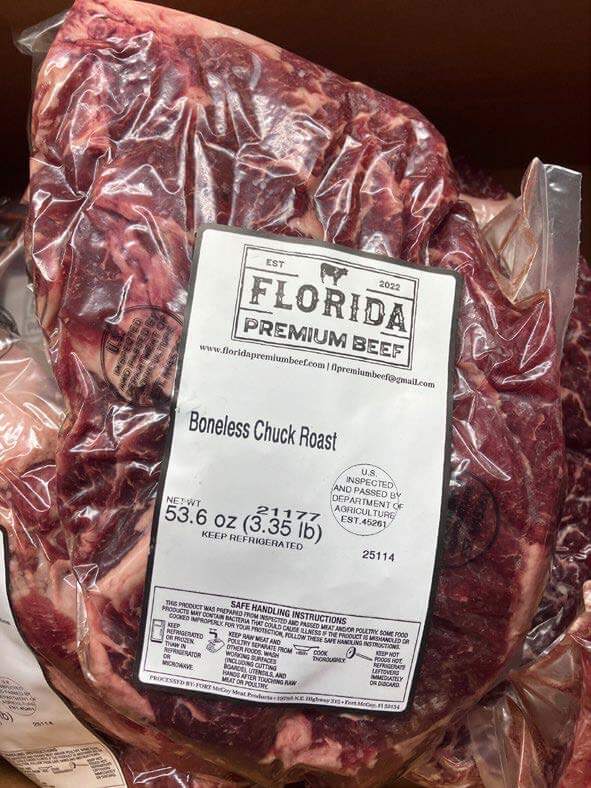Grassfed Beef Chuck Roast (Boneless)