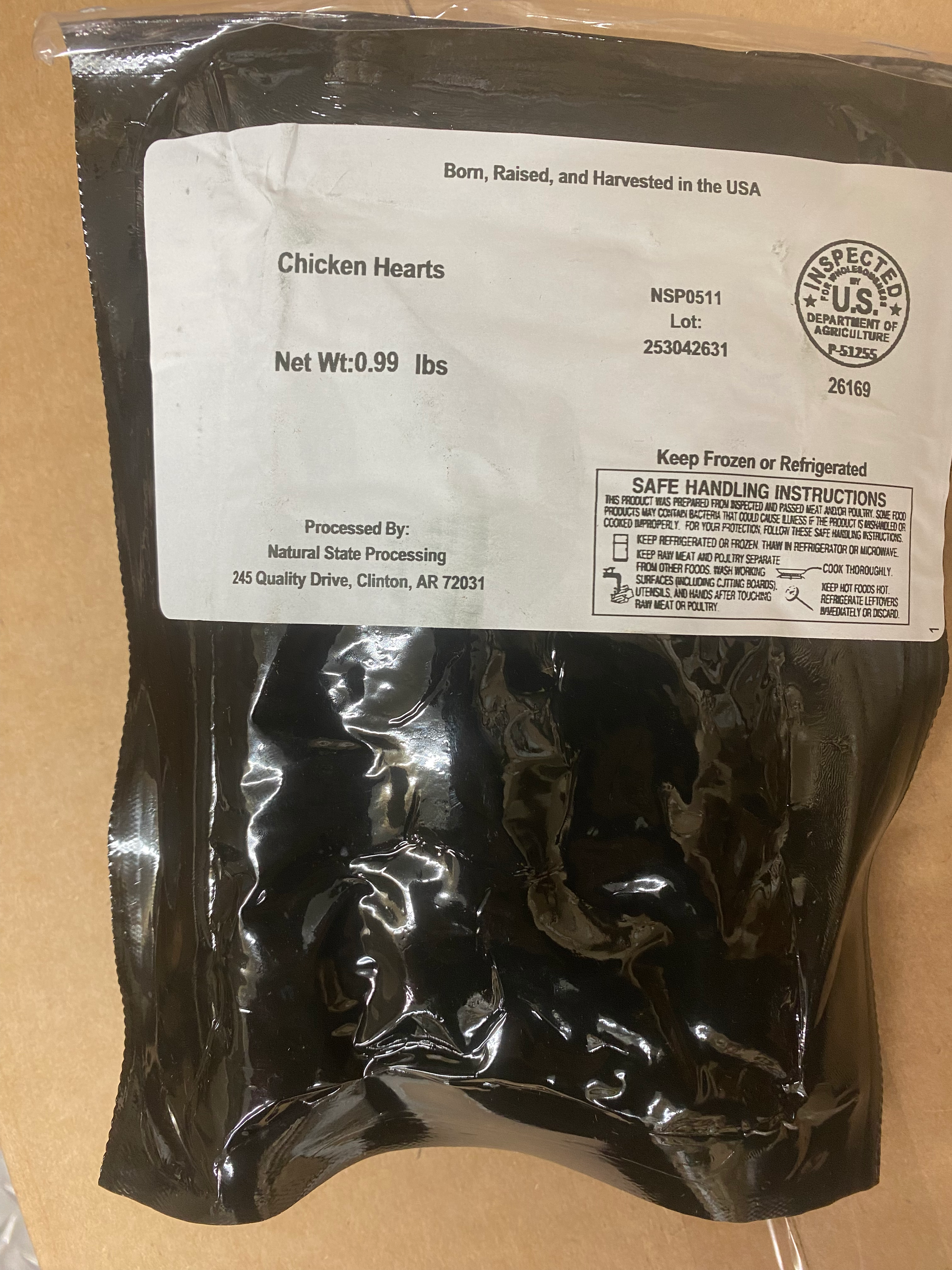Pastured NON GMO Chicken Heart