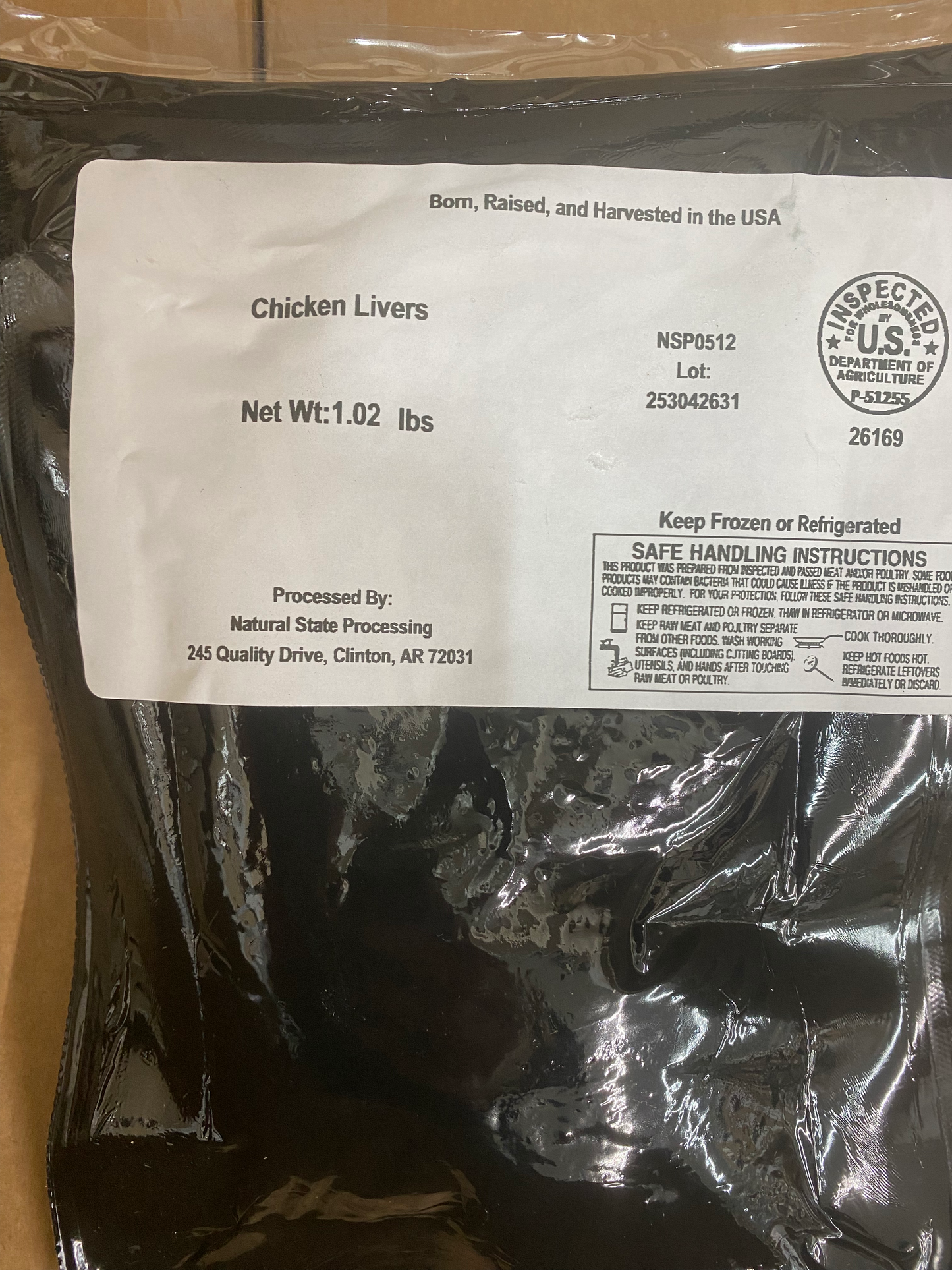 Pastured NON GMO Chicken Liver