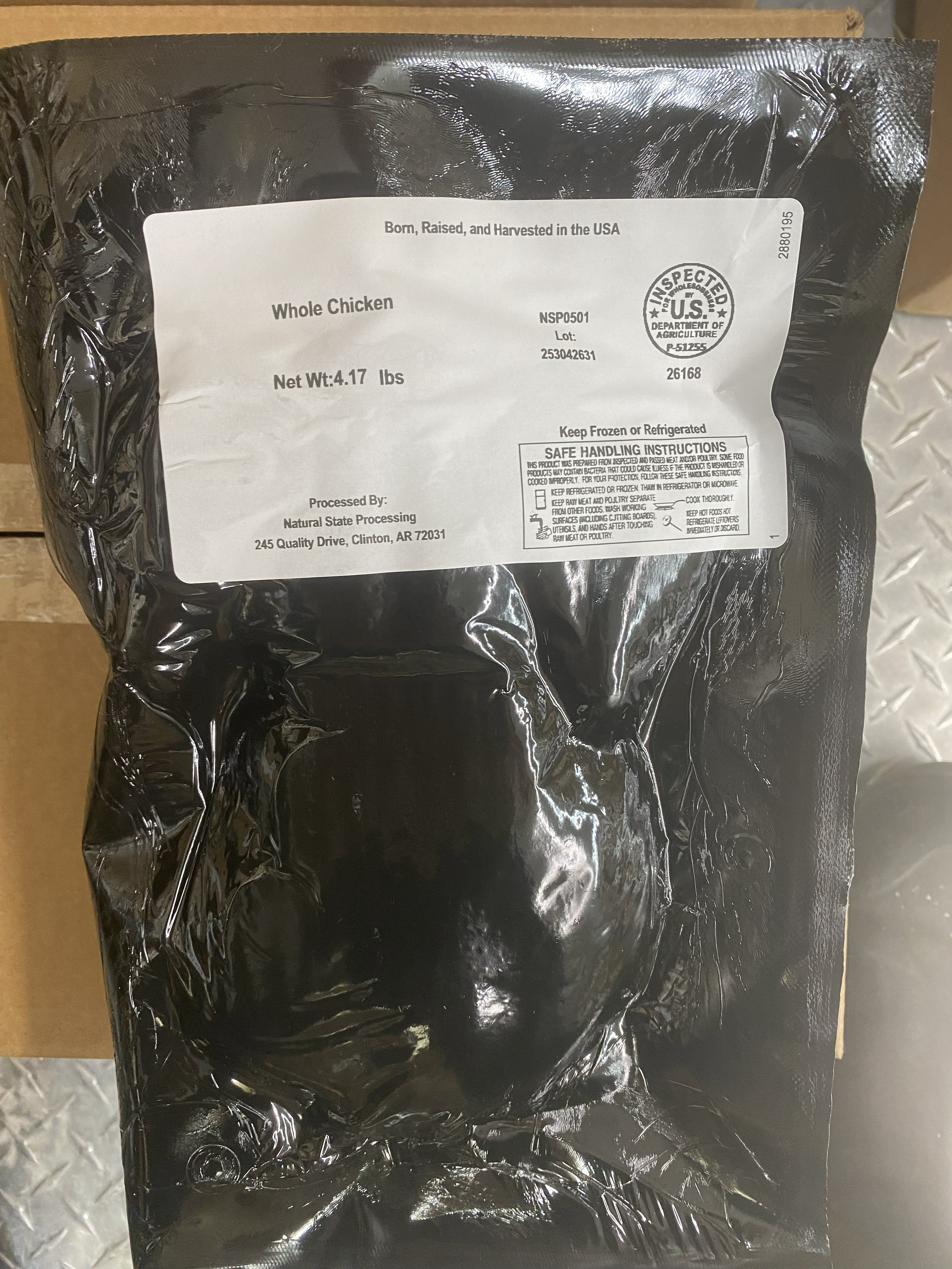 Pastured NON GMO Whole Chicken