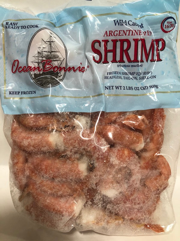packaged royal red shrimp for sale